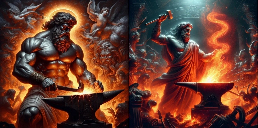 Hephaestus Greek God Symbol Hephaestus Greek God Symbol
