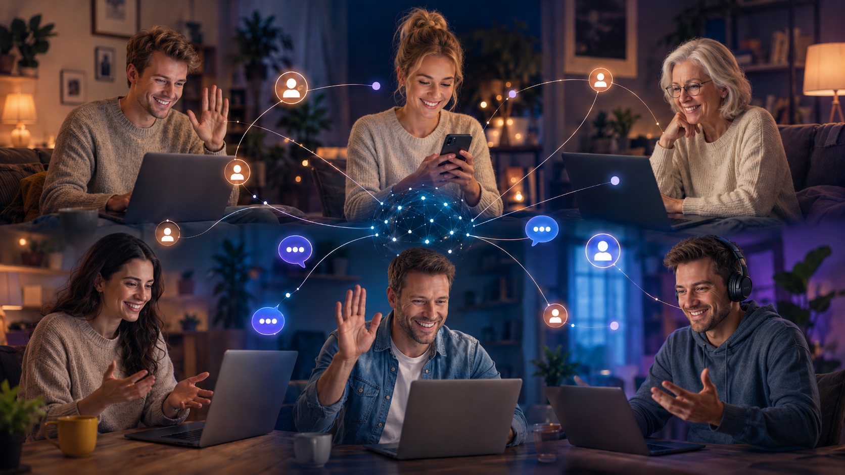 Why people are drawn to new communities through online chat